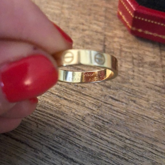 Sold! Cartier love wedding band - Picture 4 of 7